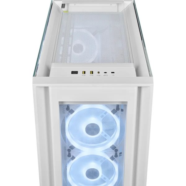 Gabinete Corsair iCUE 5000X RGB Torre ATX Cristal templado blanco - Imagen 2
