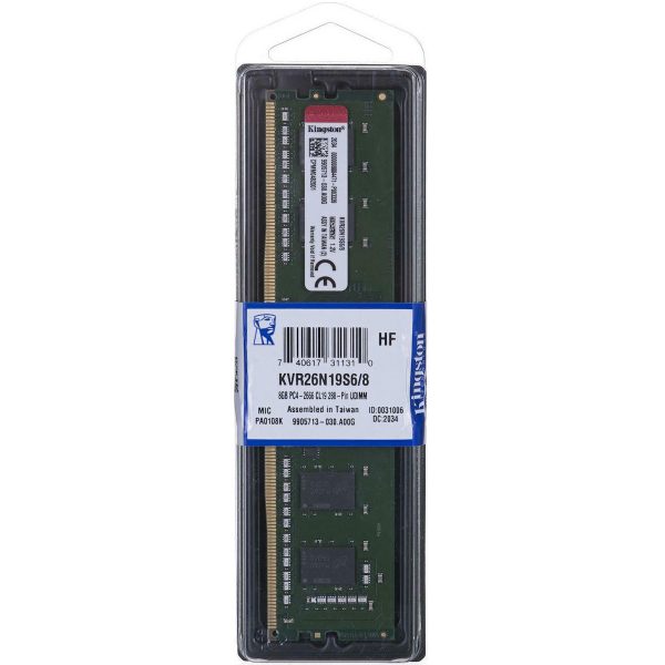 Kingston Value RAM 8GB DDR4 2666MHz DDR4 DIMM Memory Ram