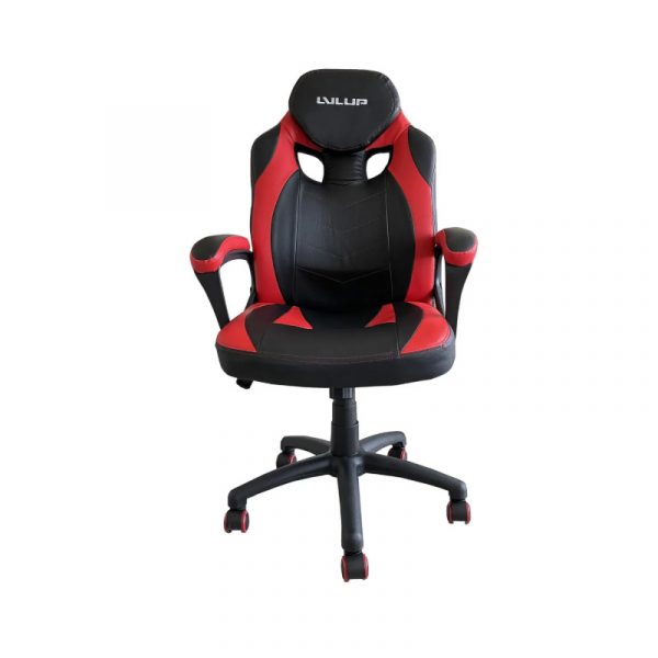 Silla Gamer LVLUP Python Rojo Negro