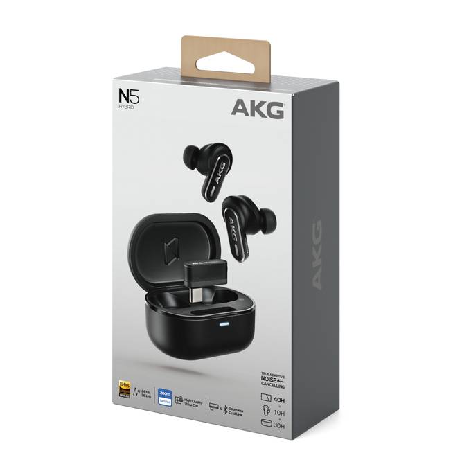 Audífonos AKG N5 Hybrid TWS Black - Imagen 5