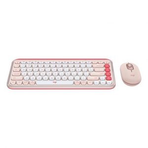 Logitech Combo inalámbrico POP Icon Rosado