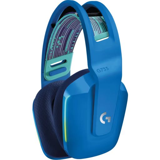 Logitech G733 LIGHTSPEED Wireless RGB Gaming Headset BLUE - Imagen 2