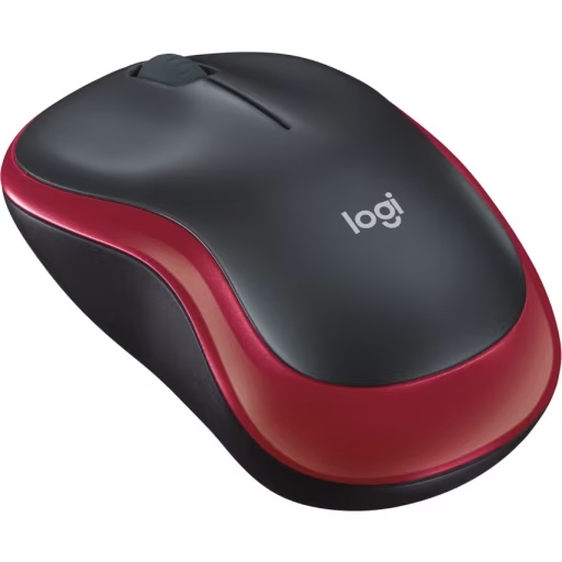 Logitech Mouse Inalámbrico M185 Rojo - Imagen 3