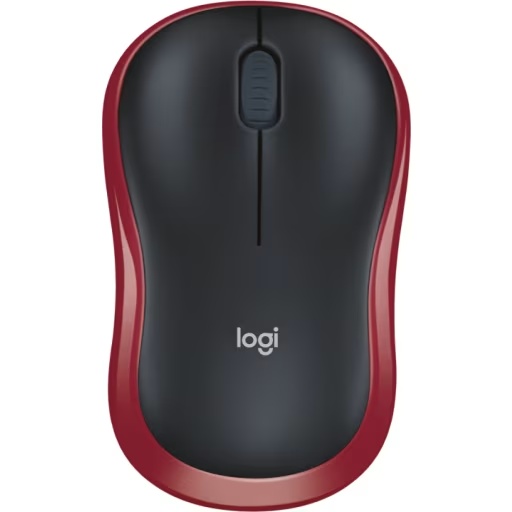 Logitech Mouse Inalámbrico M185 Rojo - Imagen 4