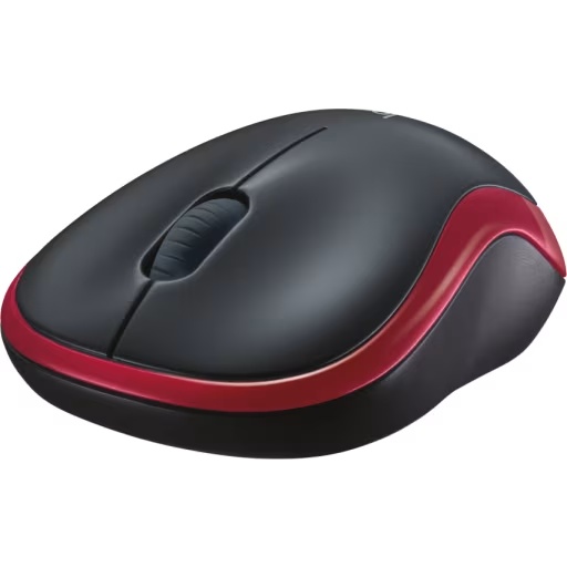 Logitech Mouse Inalámbrico M185 Rojo - Imagen 5