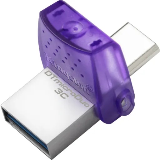 Kingston 128GB microDuo 3C DataTraveler USB-C y A 200MB/s lectura - Imagen 2