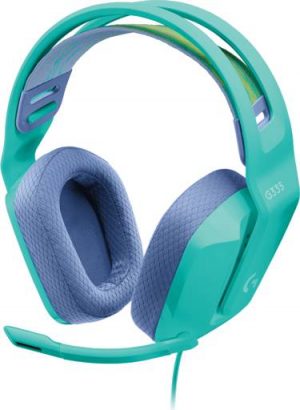 Logitech G335 Audífonos Gamer Alámbricos Menta 3,5 mm