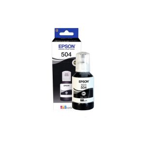 Epson T504 Botella de Tinta Negra 127 ml
