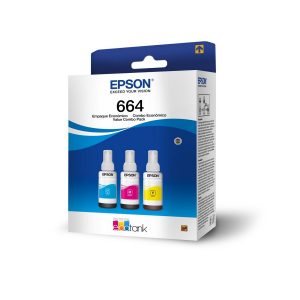 Epson T664 Pack de botellas de tinta color