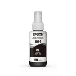 Epson T664 Botella de Tinta Negra 70 ml