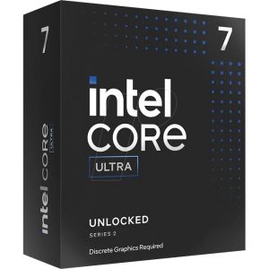 Intel Core Ultra 7 265KF 20 núcleos 5.5GHz LGA1851 sin gráficos