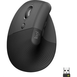 Logitech Lift Left Mouse Vertical Inalámbrico Zurdo Grafito