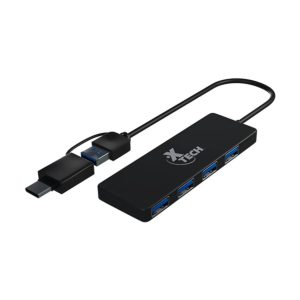 Xtech Hub USB 3.0 XTC-390 con USB-C y USB-A