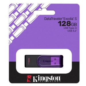Kingston DataTraveler Exodia S 128GB USB 3.2 Gen 1 Morado