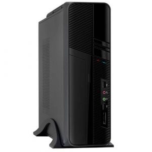 PCTronix CLIO S-605 Gabinete Slim Micro ATX/Mini ITX 2 USB 2.0