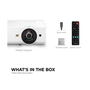 ViewSonic PS502W Proyector WXGA de Tiro Corto 4000 ANSI Lúmenes