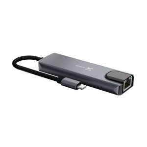 Xtech XTC-572 Hub USB-C 5 en 1 HDMI 4K Ethernet PD 100W