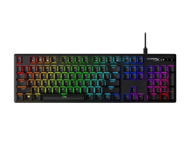 Teclado Mecánico HyperX Alloy Origins ABS Switch HX Red Español Negro