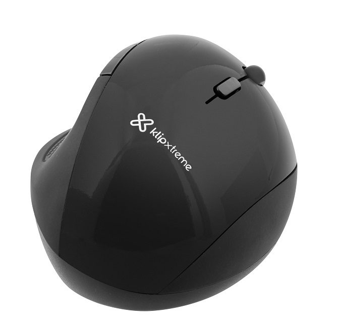 Klip Xtreme Mouse Semi Vertical Inalámbrico Negro KMW-500BK
