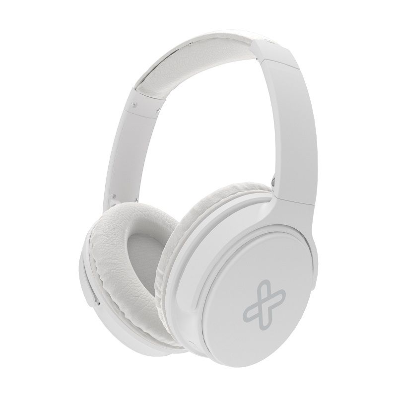 Klip Xtreme - KNH-050WH - Headphones - Para Home audio / Para Portable electronics - Wireless - ANC - 6Hr - White