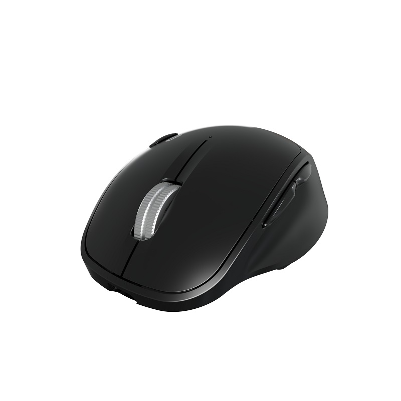 Klip Xtreme Mouse Ergonomico Inalámbrico BT y Dongle Negro